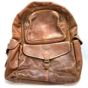 Vintage Leather Backpack